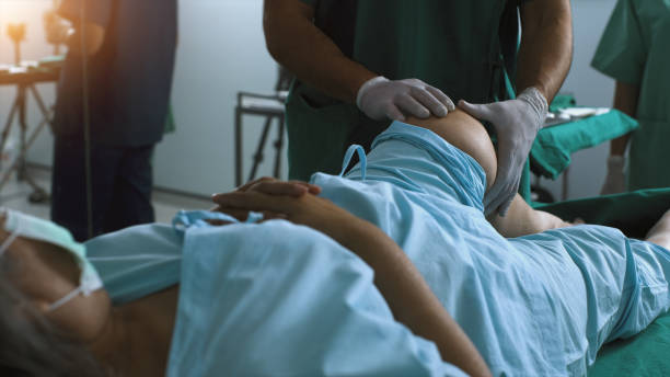 istock A Surgeon Diagnose a Senior Adult Woman Knee Problem 1388900801