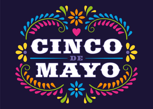 cinco de mayo - 5. mai, bundesfeiertag in mexiko. - may stock-grafiken, -clipart, -cartoons und -symbole