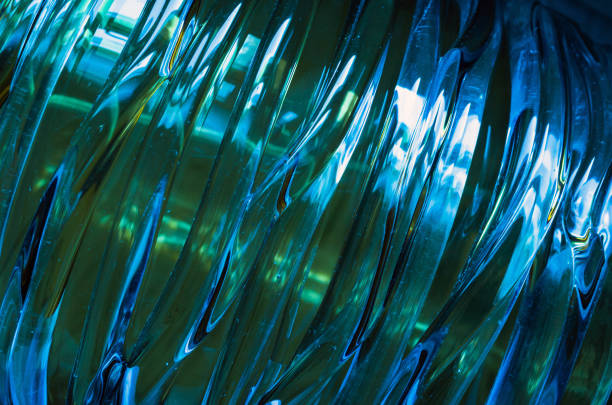 istock Abstract shiny green glass decoration background 1388919562