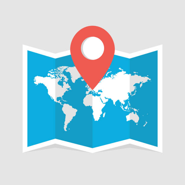 istock World travel map. Travel pin location on a global map. Vector illustration. 1388922323