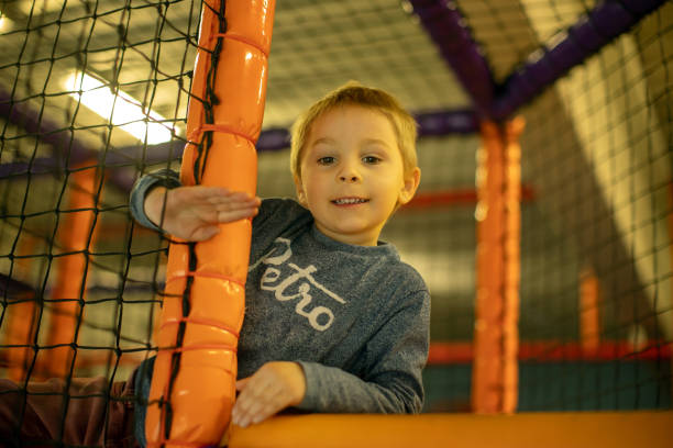 istock Child Plays in Play Center 1388927277