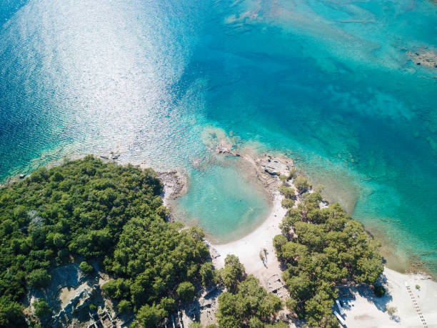Phaselish, Kemer, Antalya Province with by Drone