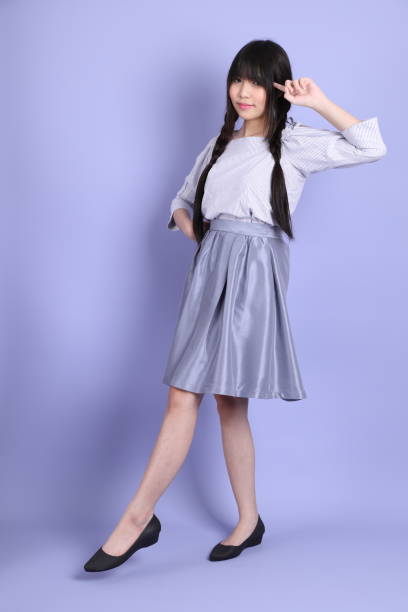 istock Purple Preppy Girl 1388932944