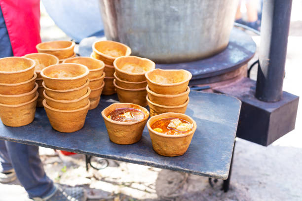 istock Bograch soup in a bowls made of bread 1388933155