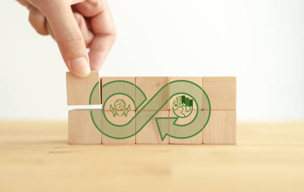 Green eco infinity, net zero, circular economy, renewable energy and save world concept. Sustainable development.  Hand puts wooden cubes with green econ infinity on white background. Eco banner. Green eco infinity, net zero, circular economy, renewable energy and save world concept. Sustainable development.  Hand puts wooden cubes with green econ infinity on white background. Eco banner. larnaca international airport stock pictures, royalty-free photos & images