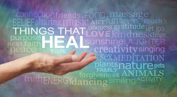 istock Wall Art Words associated with THINGS THAT HEAL 1388948537
