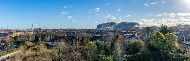 Dublin, Ireland - 22 March 2022: Aviva Stadium, a sports stadium located in Dublin, Ireland