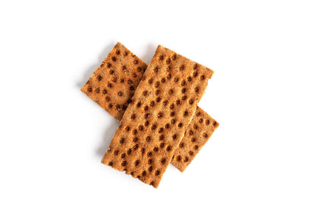 istock Rye crispbread isolated on a white background 1388954025