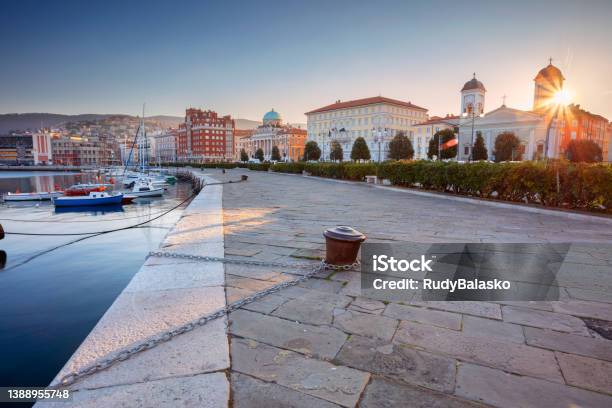 Trieste Italy Stock Photo - Download Image Now - Trieste, Italy, Bay of Water