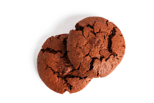 istock Chocolate Americano cookies isolated on a white background 1388959516