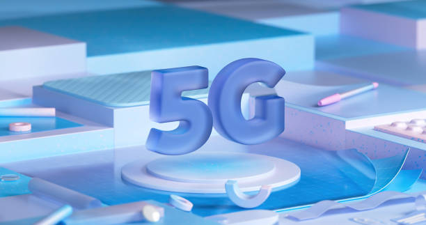 istock A 3D modeled image with 5G icon in centre surrounded by geometrical objects 1388962300