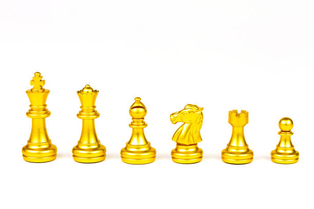 istock Chess figure isolated on white background. 1388962550