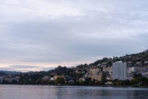 View of Geneva Lake in Switzerland