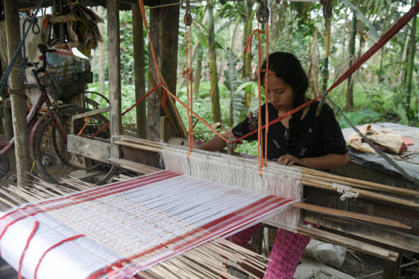 tradycyjny tkacz w indiach - handloom zdjęcia i obrazy z banku zdjęć