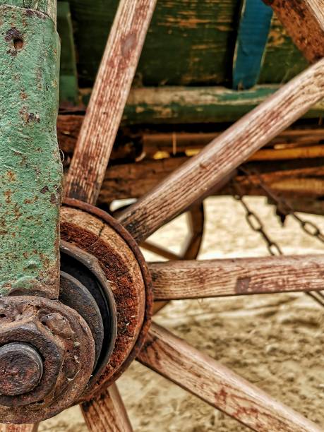 istock Wooden wheel 1388983687