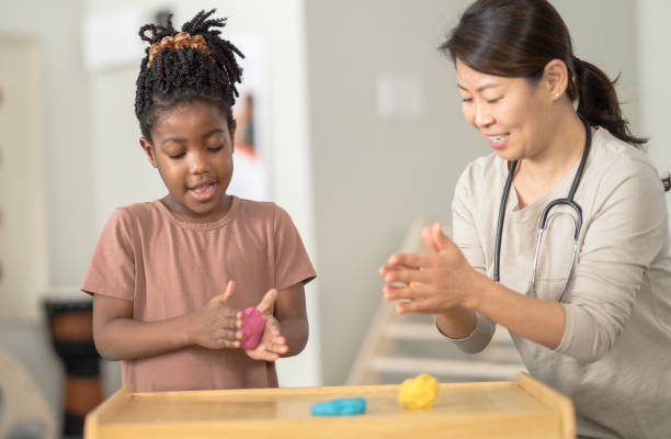 Little Girl in a Therapy Session