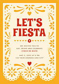 istock Cinco de Mayo Party. Party invitation with floral and decorative elements. 1388985834