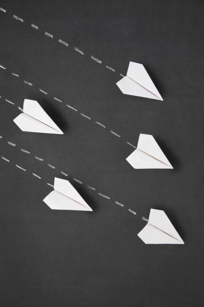 istock Leadership Concept with Paper Airplanes 1388987978
