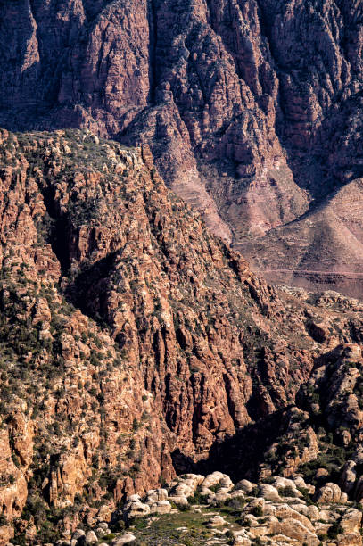 istock Beautiful desert mountains landscape. Wadi Dana, Jordan. 1388988201