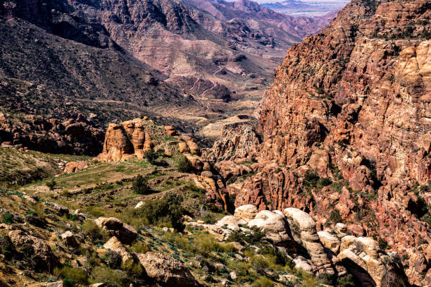 istock Beautiful desert mountains landscape. Wadi Dana, Jordan. 1388989712
