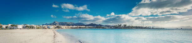Puerto de Alcudia beach, in Mallorca, Balearic Islands, Spain