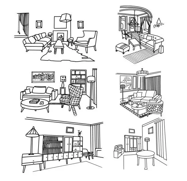 Vector illustration of Interior