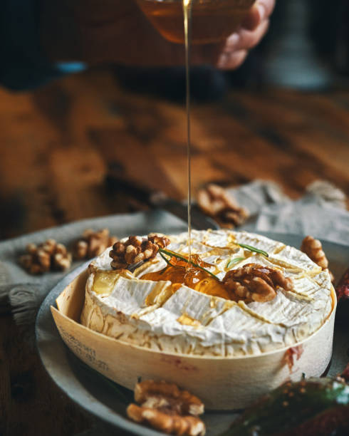 istock Baked Camembert Cheese with Fresh Figs 1389005303