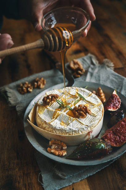 istock Baked Camembert Cheese with Fresh Figs 1389005304
