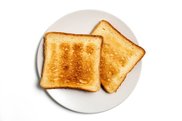 istock Two Slices of Toast Bread 1389007717
