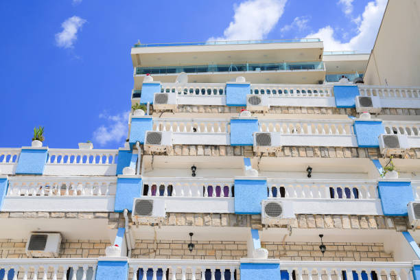istock Classical european residential apartment building 1389008253