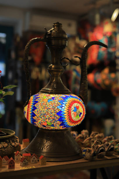istock Traditional oriental jug with mosaic 1389008814