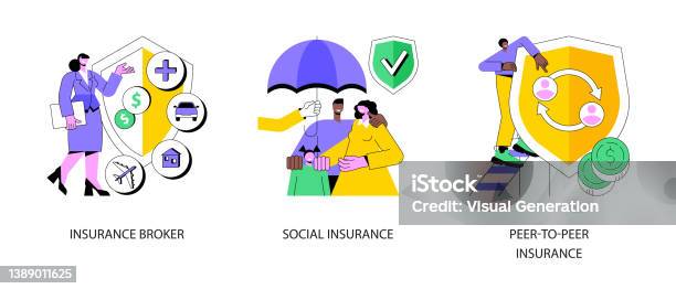 Insurance Risks Illustrations Risk Insurance Abstract Concept Vector Illustrations Stock Illustration ...