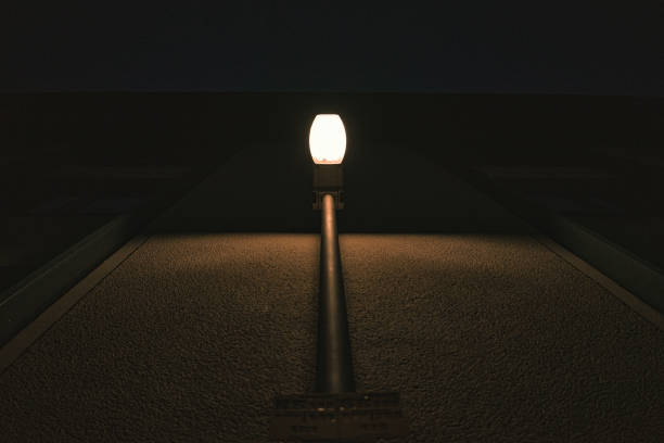 istock Street lantern at night. Shown from the bottom. 1389017334