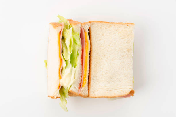 istock Healthy ham sandwich with cheese and lettuce 1389032026