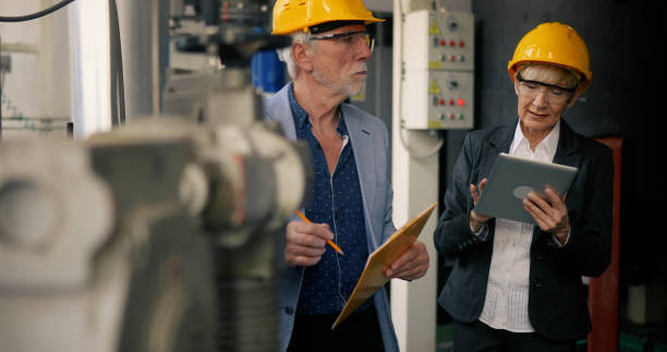 istock Labor inspectors visiting the power plant. 1389038332