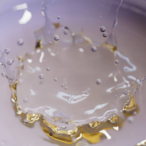 Water Splash Crown Product Skin Care Podium Mockup