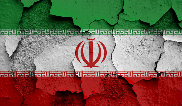 플랙 of iran  - iranian flag 뉴스 사진 이미지