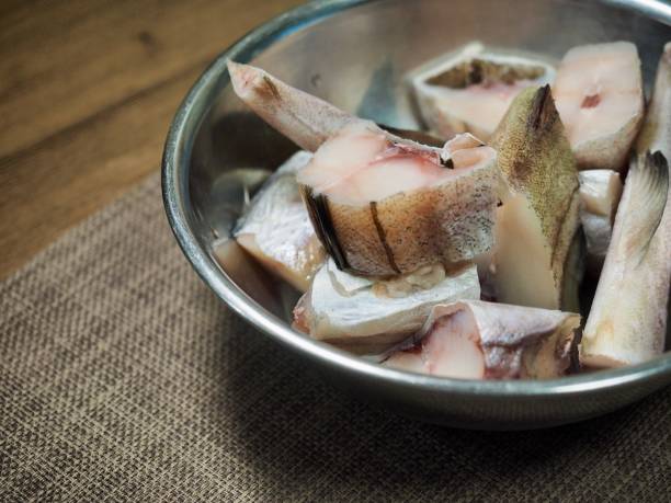 frozen pollack, Seafood, food ingredients, fish