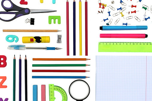 The student's stationery is on a white background.