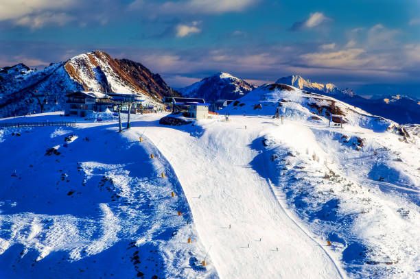 istock Austrian alps under snow during sunny winter day. 1389077970