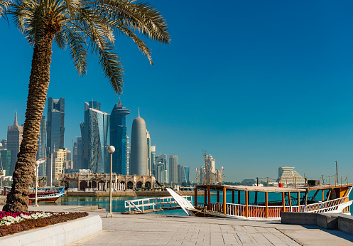 The Downtown Doha City Skyline, Qatar