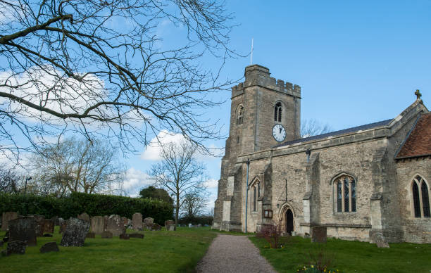 istock Old country church yard 1389081034