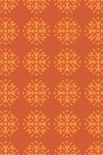 Creative photos of carrots on an orange background