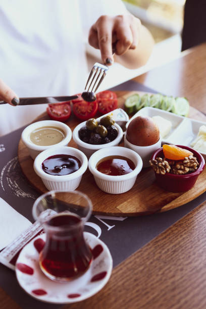 istock Rich and delicious Turkish breakfast 1389085683