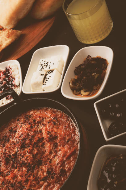 istock Rich and delicious Turkish breakfast 1389085716