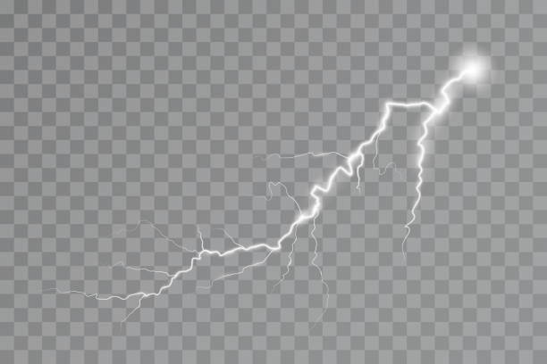 93 - lightning strike stock illustrations