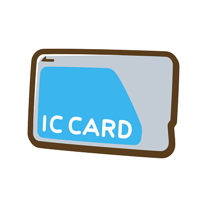 Traffic IC card. Cashless payment.