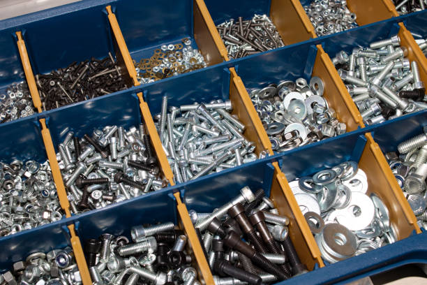 istock Many bolts in a plastic container closeup 1389100080
