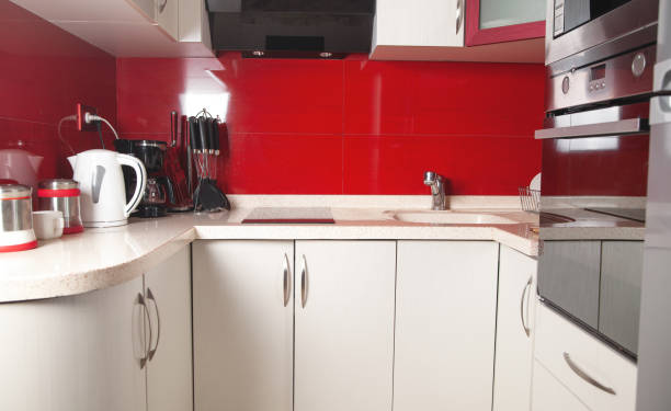 istock Kitchen interior with modern furniture. Kitchen design 1389103893