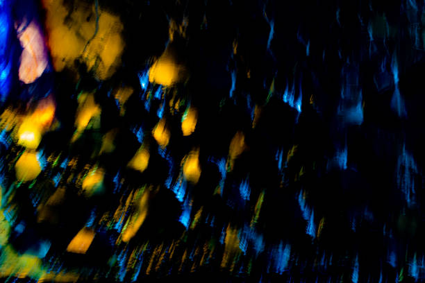 abstract crystalline background, play of lights